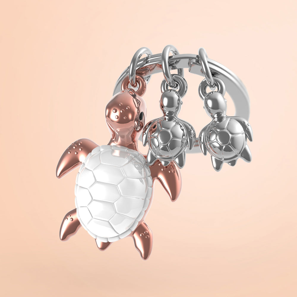 Porte-clés - Famille de tortues||Key ring - Turtles family