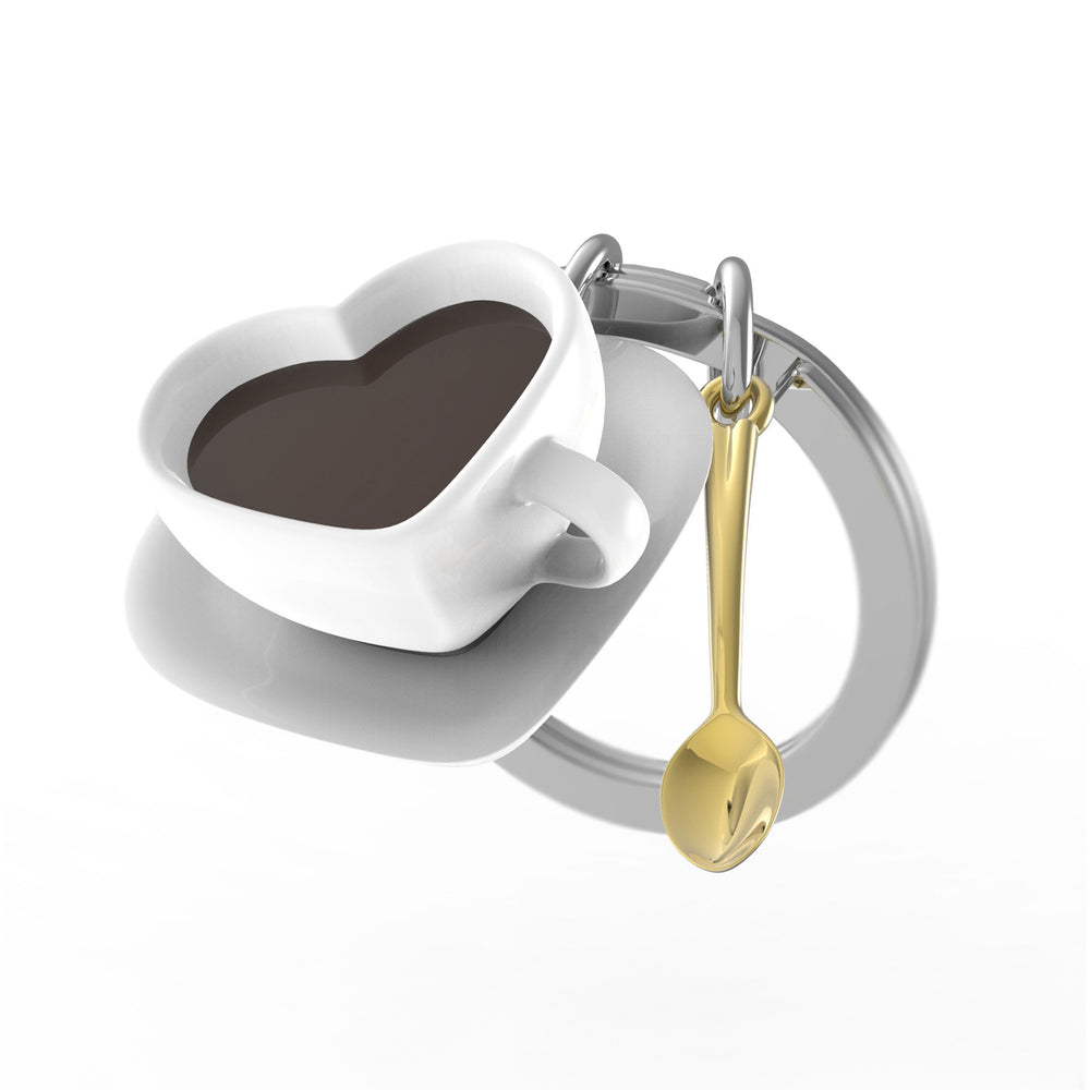 Keychain - Loves coffee