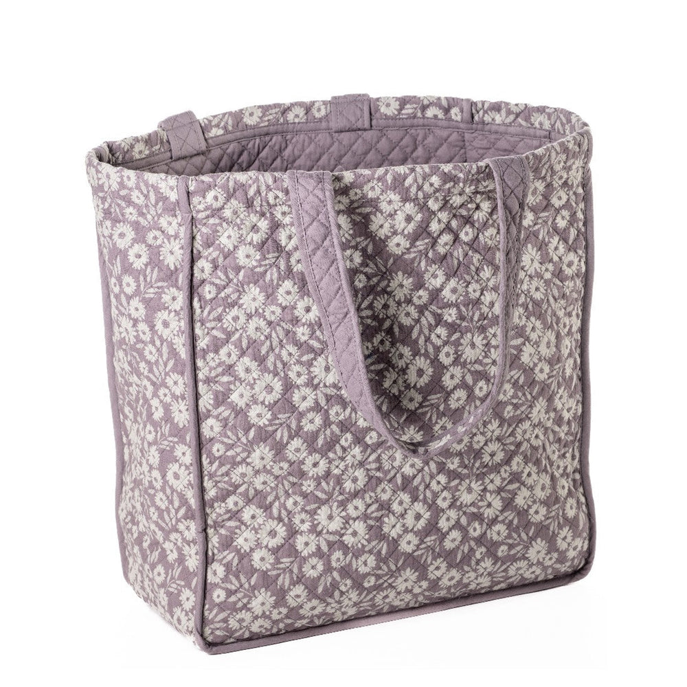 Sac fourre-tout violet fleuri - Maggie