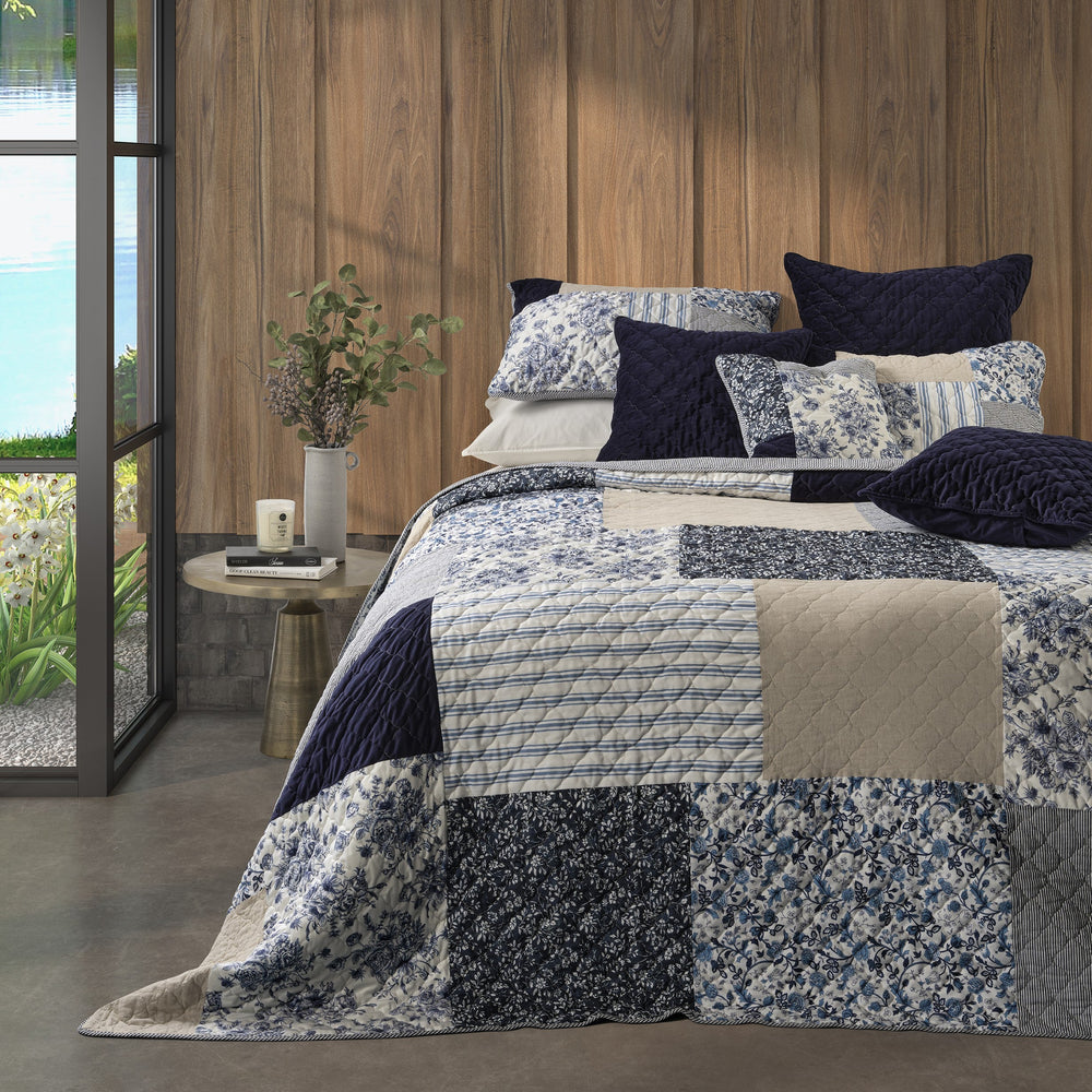 Patchwork quilt - Marine