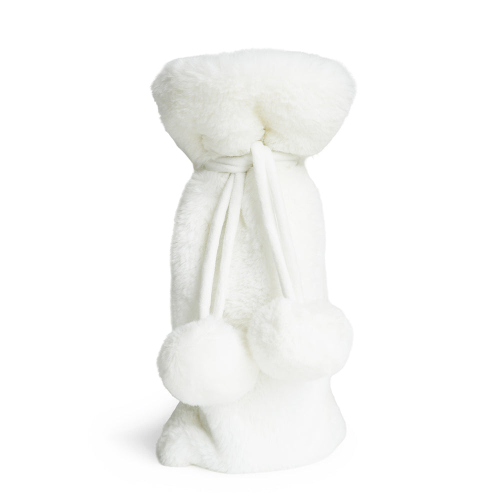 Sac à bouteille en fourrure de lapin - Blanc