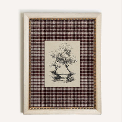 Toile vintage - Between the trees