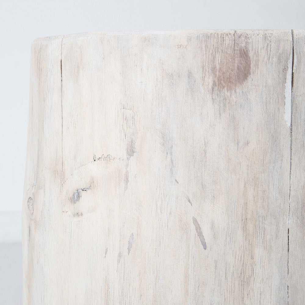 Bûche moderne blanche 18" - Nova