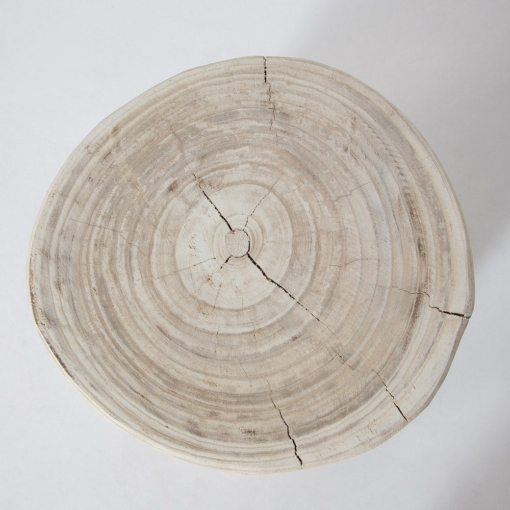 Bûche moderne blanche 18" - Nova