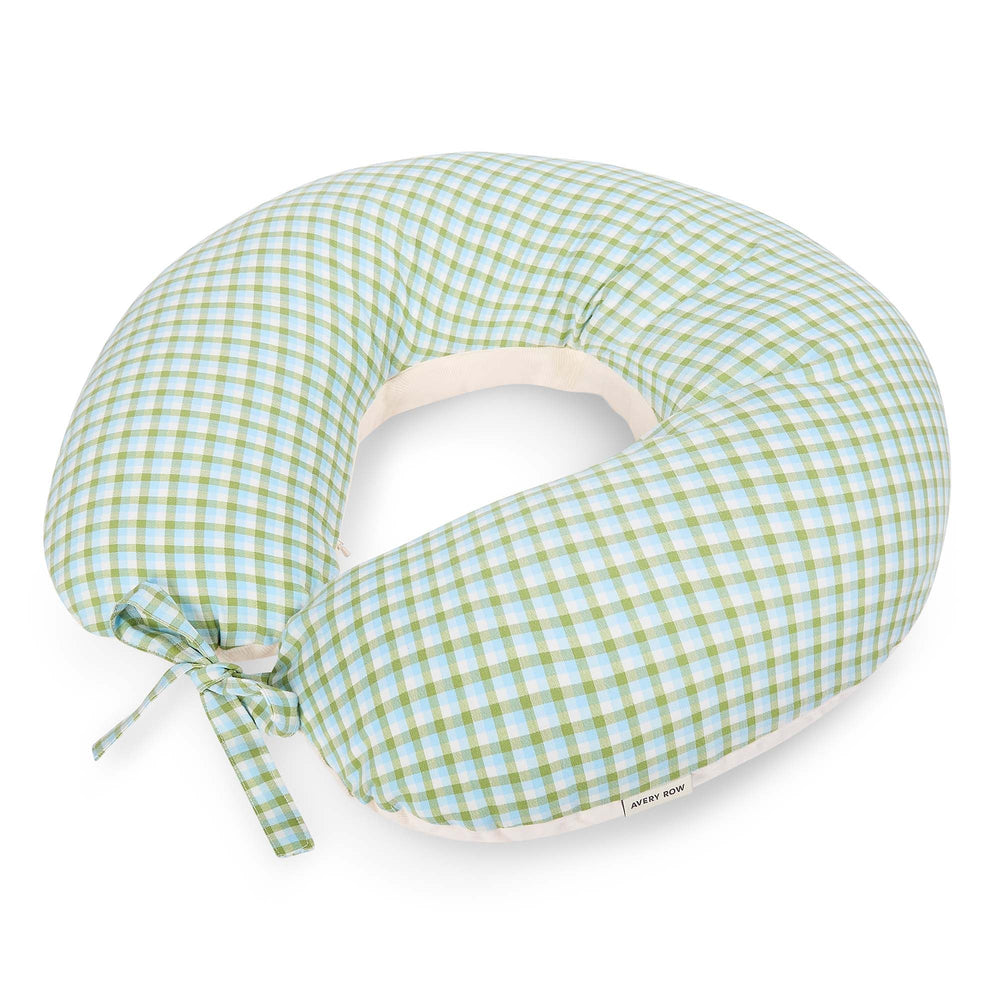 Coussin d'allaitement - Greenhouse Gingham