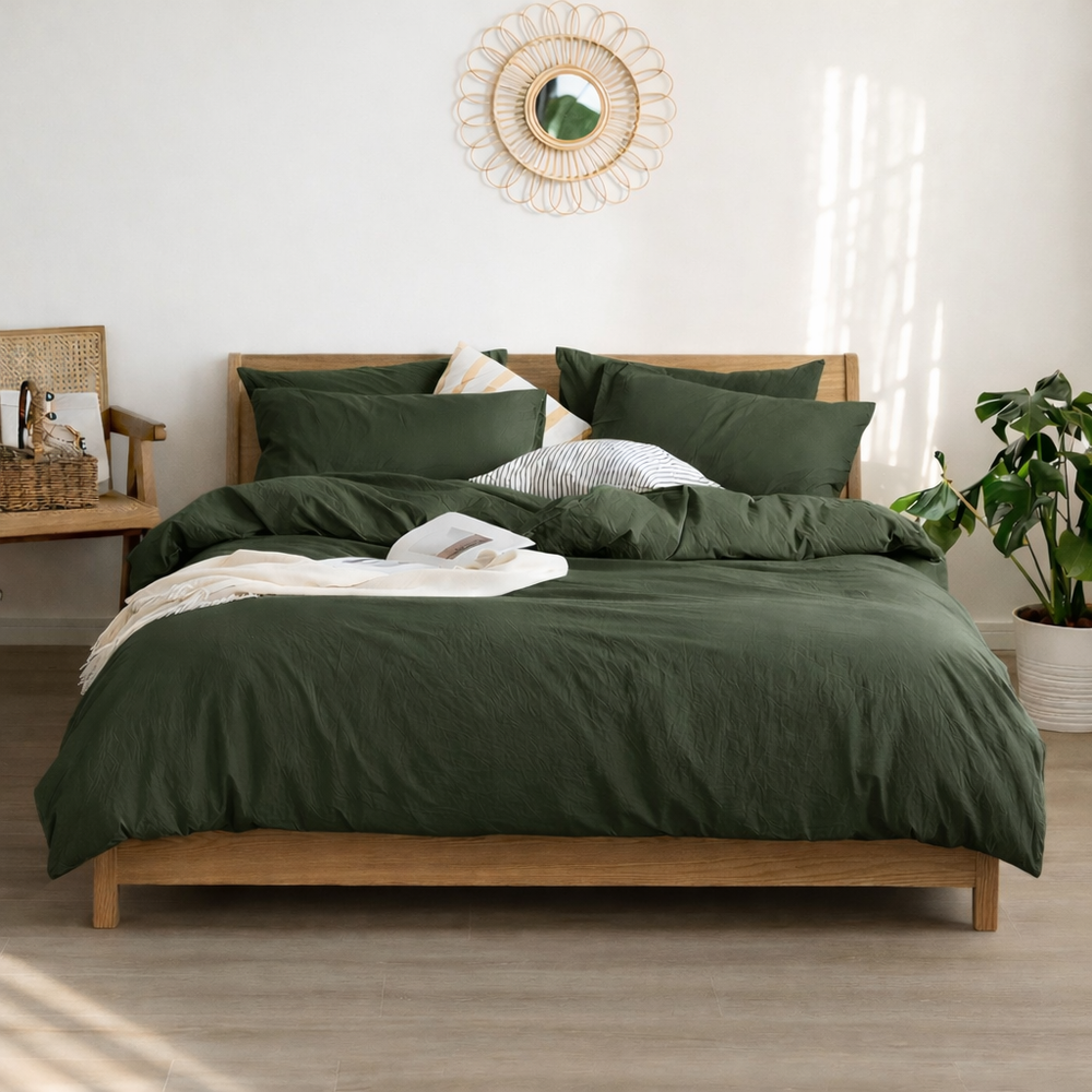 Ensemble de housse de couette - Nature Vert