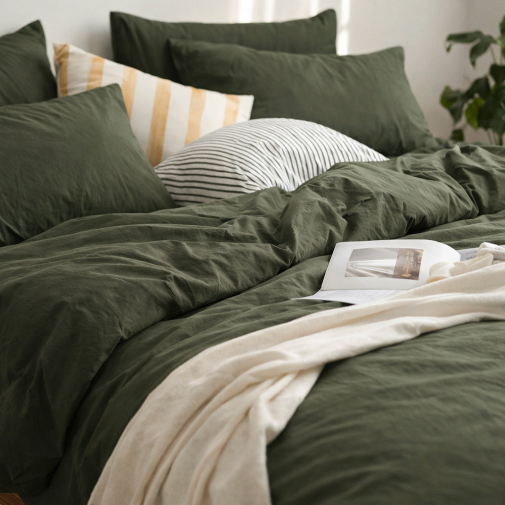 Duvet cover set - Nature Green