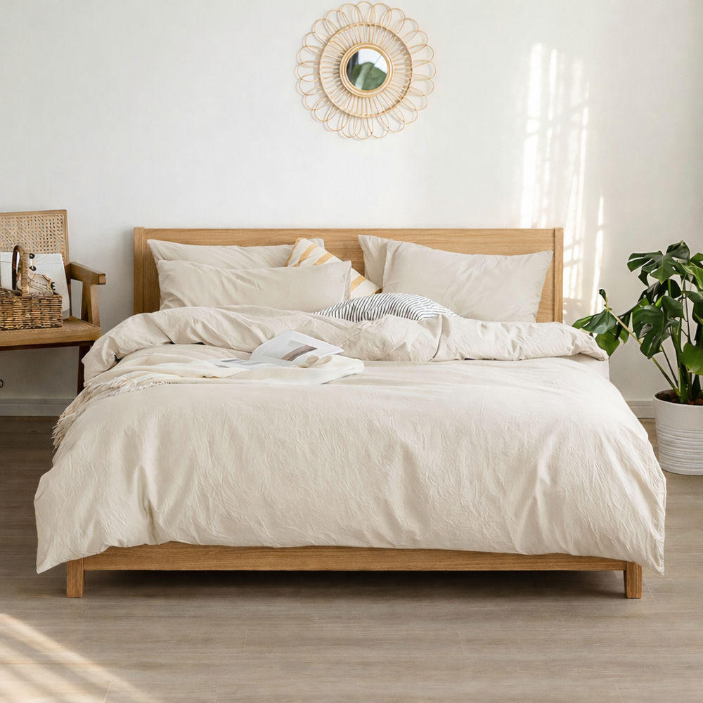 Ensemble de housse de couette - Nature beige