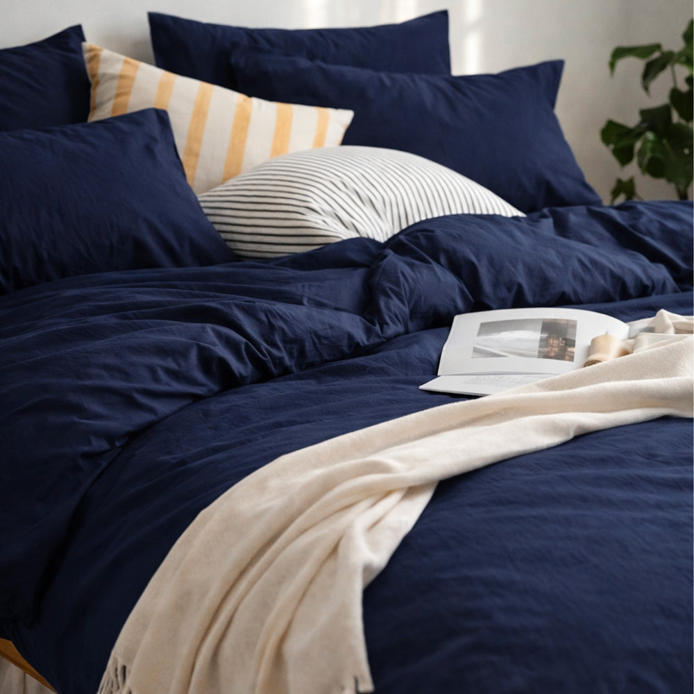 Duvet cover set - Blue nature