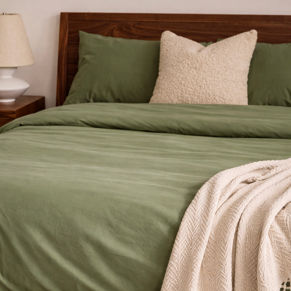 Duvet cover set - Sage nature