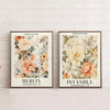 Duo de toiles - Assortiment Floral