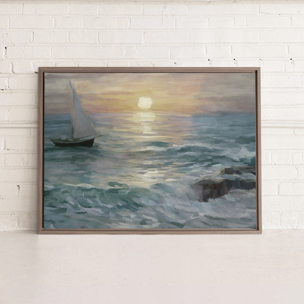 Toile - Sailing in the sunset||Canvas - Sailing in the sunset