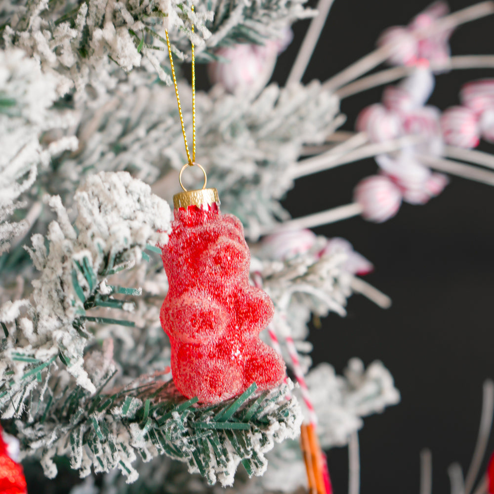 Ornement Gummy Bear - Rouge