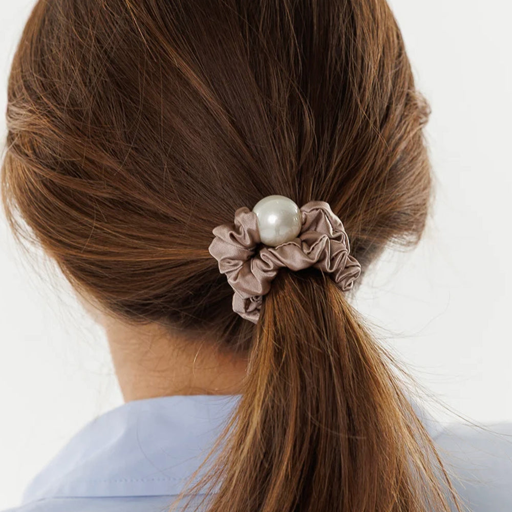 Ensemble de 3 élastiques à cheveux avec perle