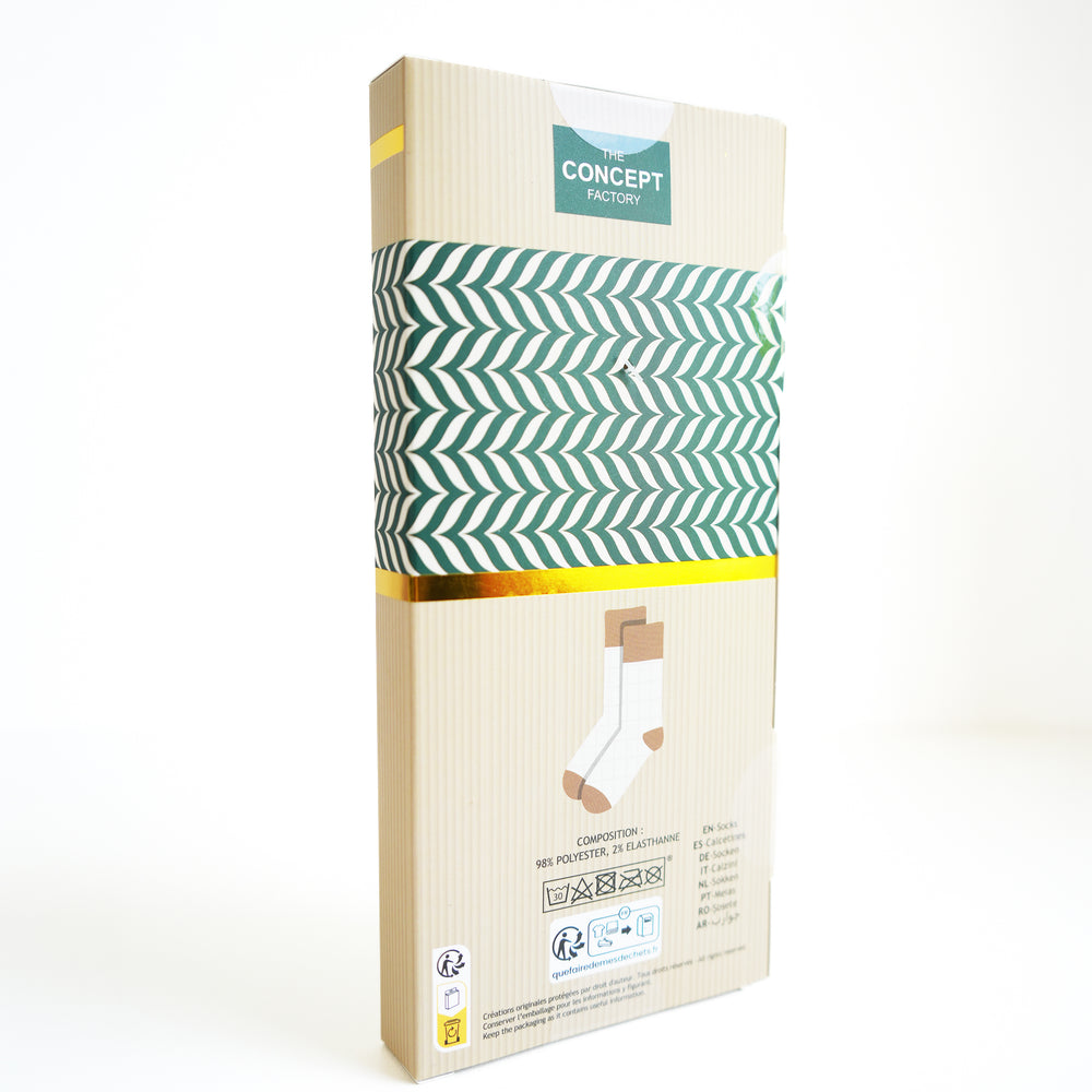 Chaussette pour hommes - Tablette de chocolat blanc