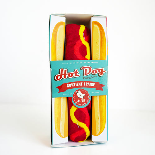 Chaussette pour hommes - Hot dog