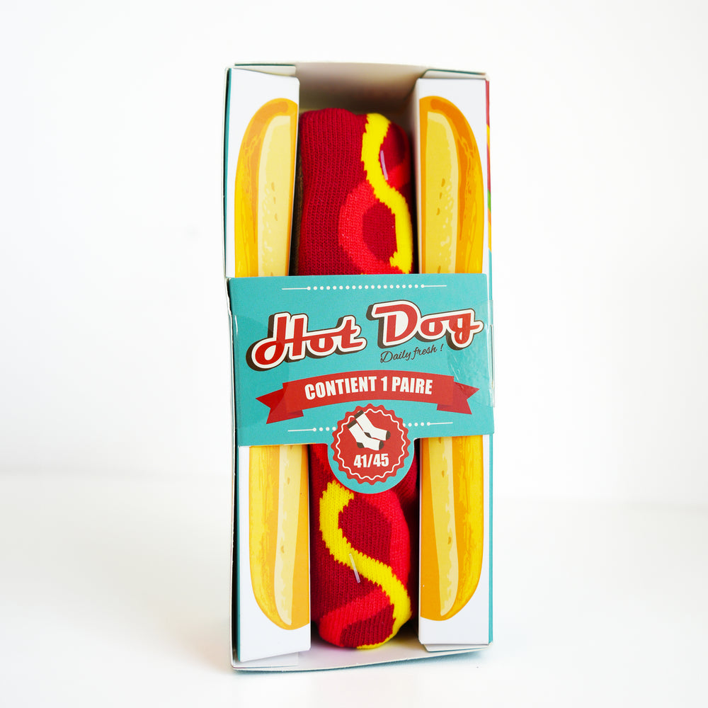 Chaussette pour hommes - Hot dog