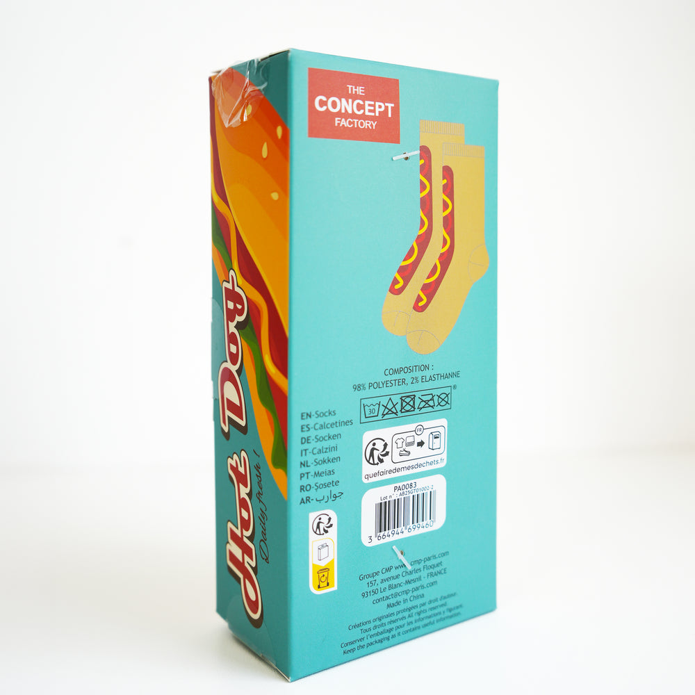 Chaussette pour hommes - Hot dog