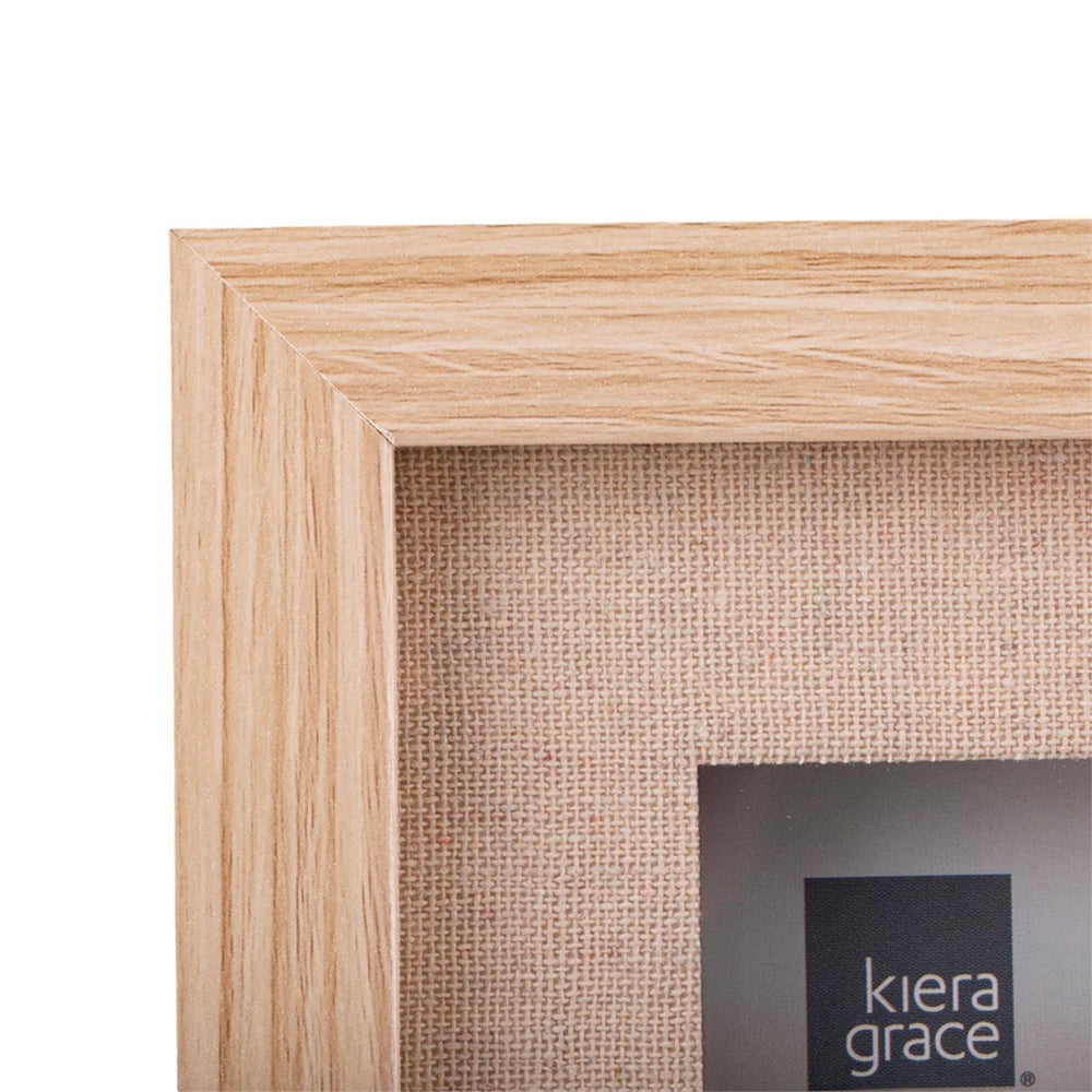 Cadre photo 6 x 8 - Bois et lin