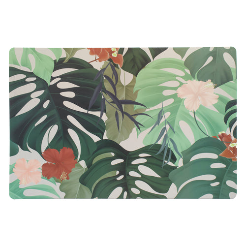 Napperon antidérapant - Feuillage tropical