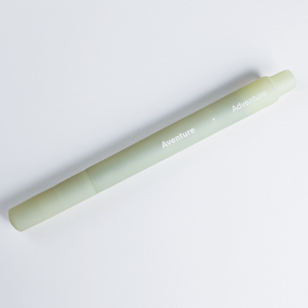 Stylo au gel vert - Aventure
