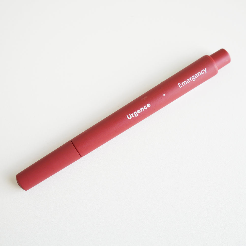 Stylo au gel rouge - Urgence