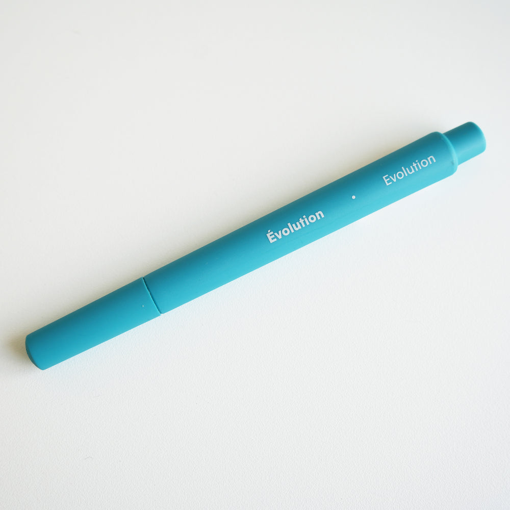 Stylo au gel bleu - Évolution