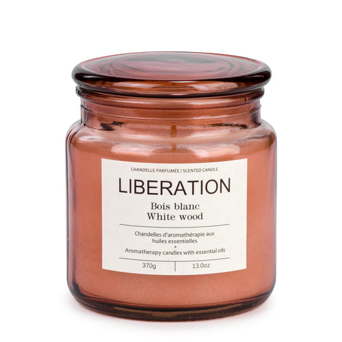 Liberation scented candle - White wood