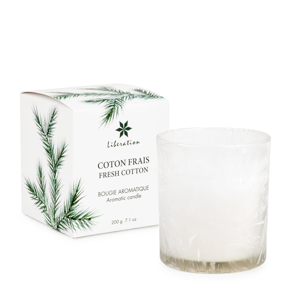 Scented candle - Fresh cotton