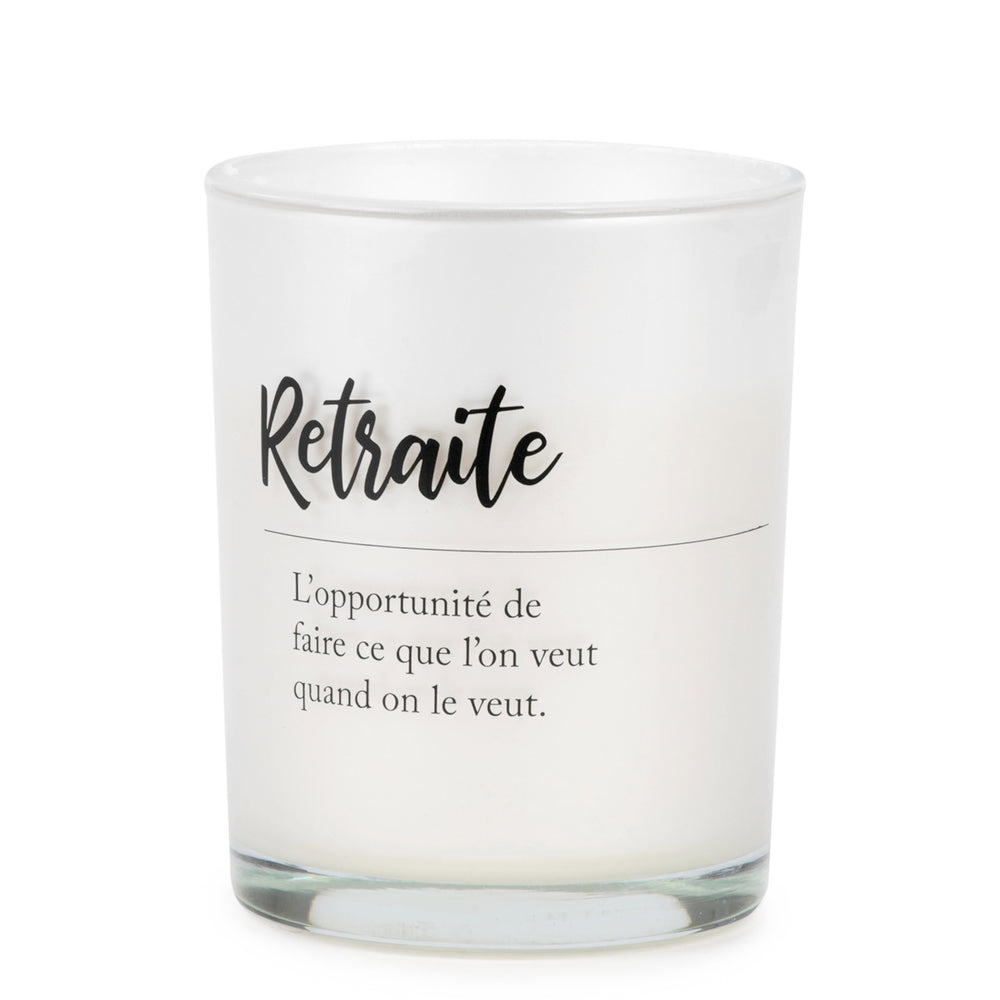 White candle - Retraite