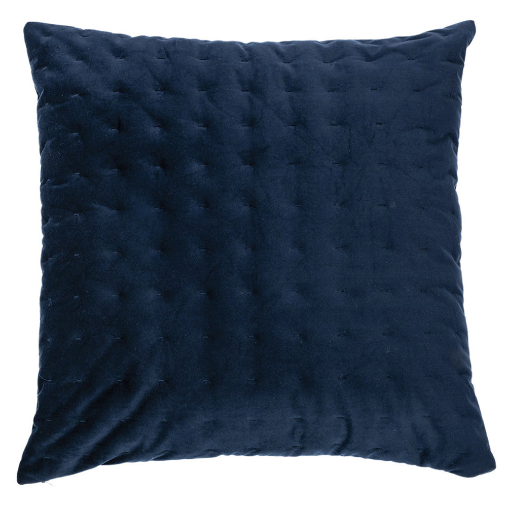 Navy velvet European cushion - Riad