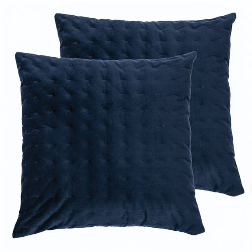 Ensemble de coussins en velours marine - Riad