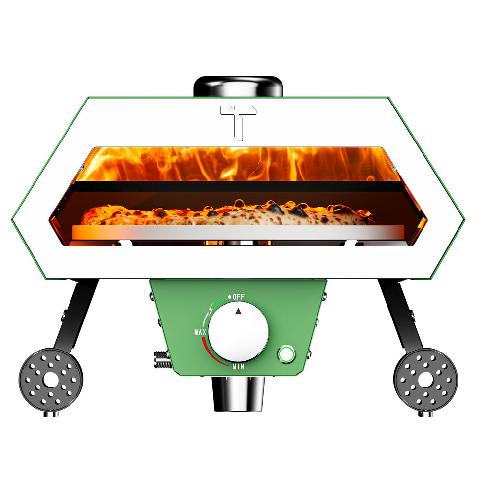 Rotating pizza oven - Green Ronzio 12"