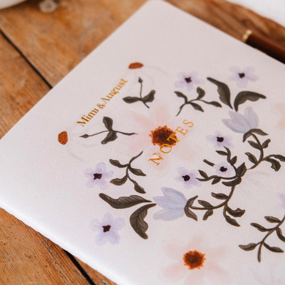 Notebook soft flowers - Rosie