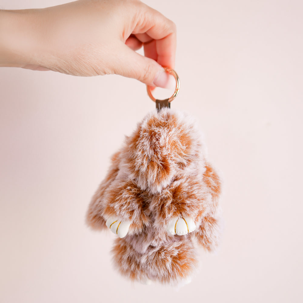 Dog keychain - Caramel rabbit