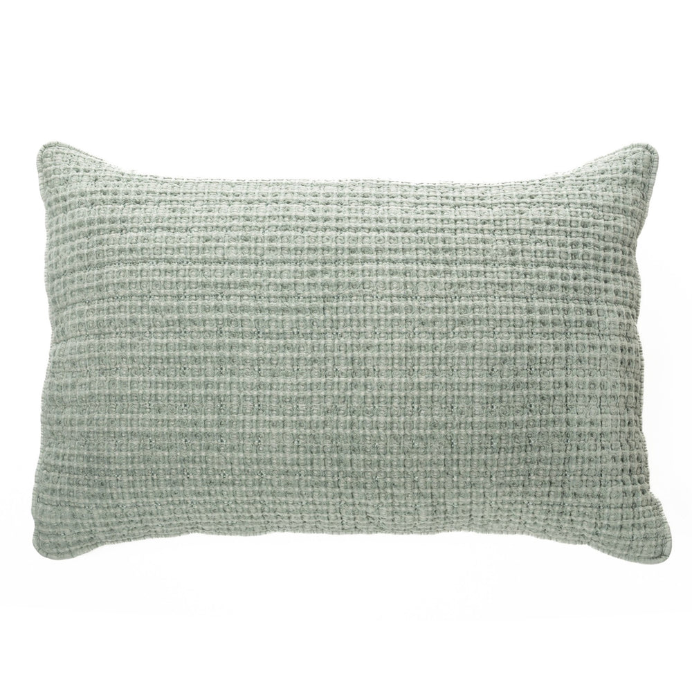 Couvre-oreiller vert gaufré - Spirit
