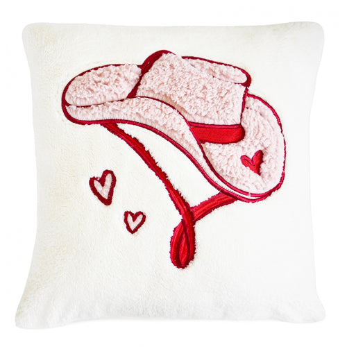 Sherpa cushion - Cowgirl hat