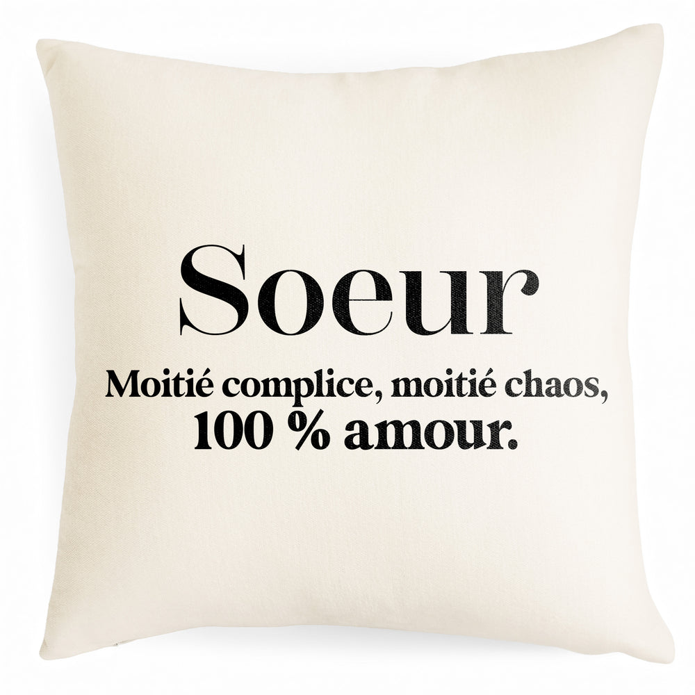 Soft chenille cushion - Soeur
