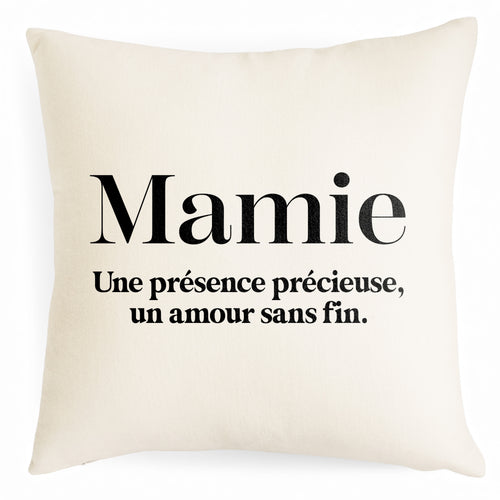 Soft chenille cushion - Mamie