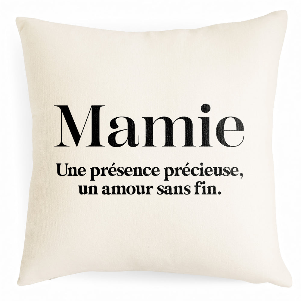 Soft chenille cushion - Mamie