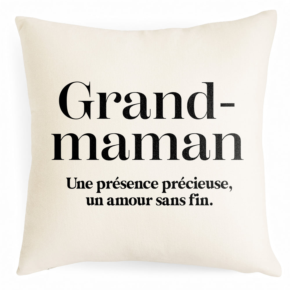 Soft chenille cushion - Grand maman
