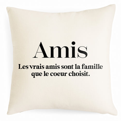 Soft chenille cushion - Amis