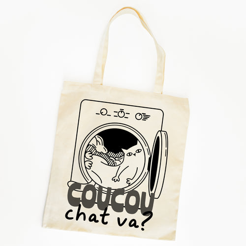 Sac fourre-tout - Coucou chat...