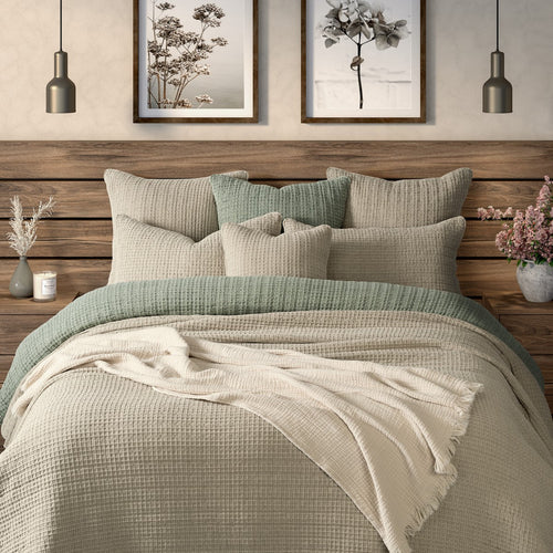 Courtepointe beige gaufrée - Spirit