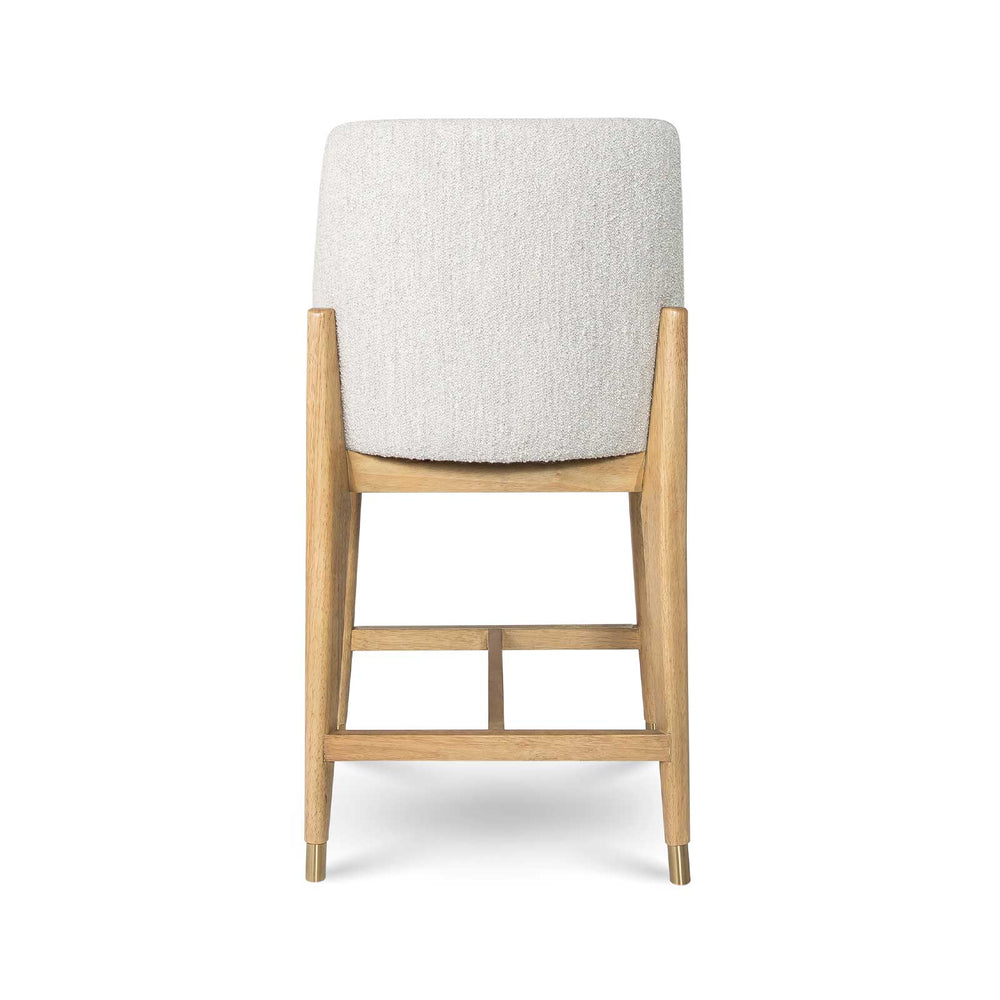Fawcett Counter Stool - Taupe Boucle - Blonde