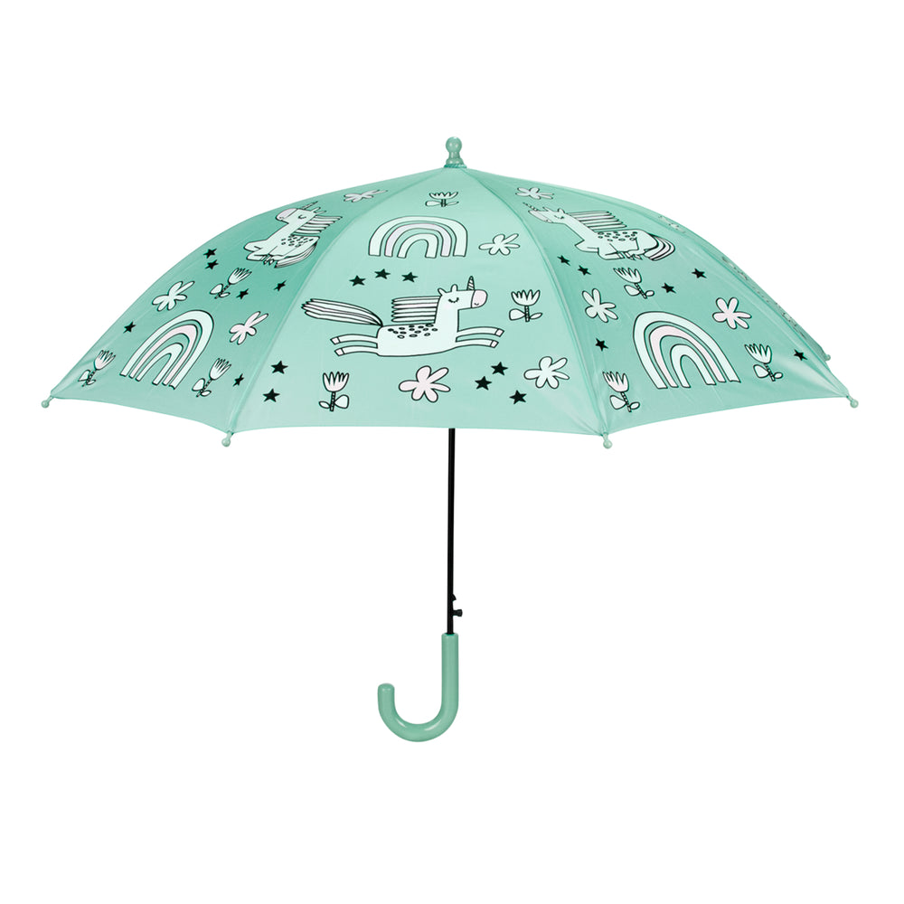 Parapluie pour enfant changeant de couleurs - Licornes||Color changing umbrella for children - Unicorns
