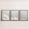 Trio de toiles - Nuages antiques