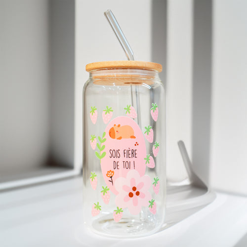 Verre à paille - Sois fière de toi
