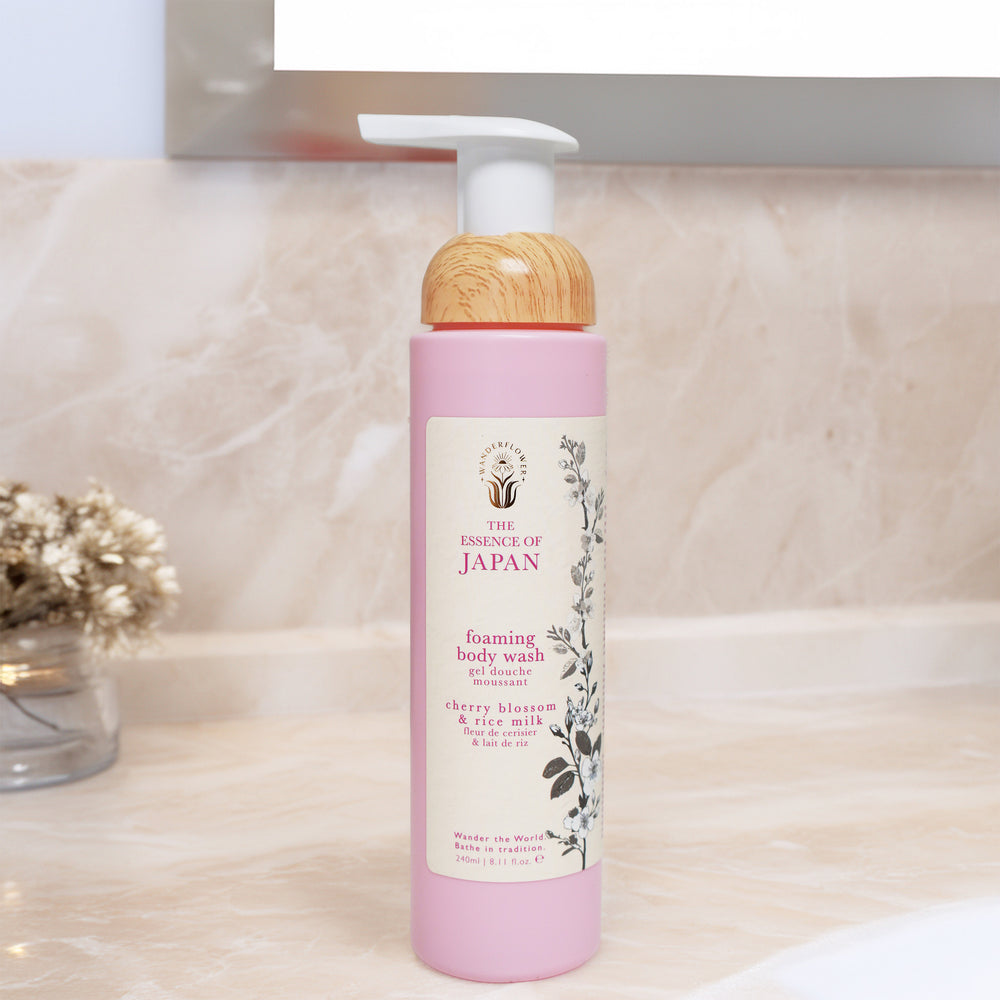 Gel douche moussant - Thé au jasmin & lait de riz