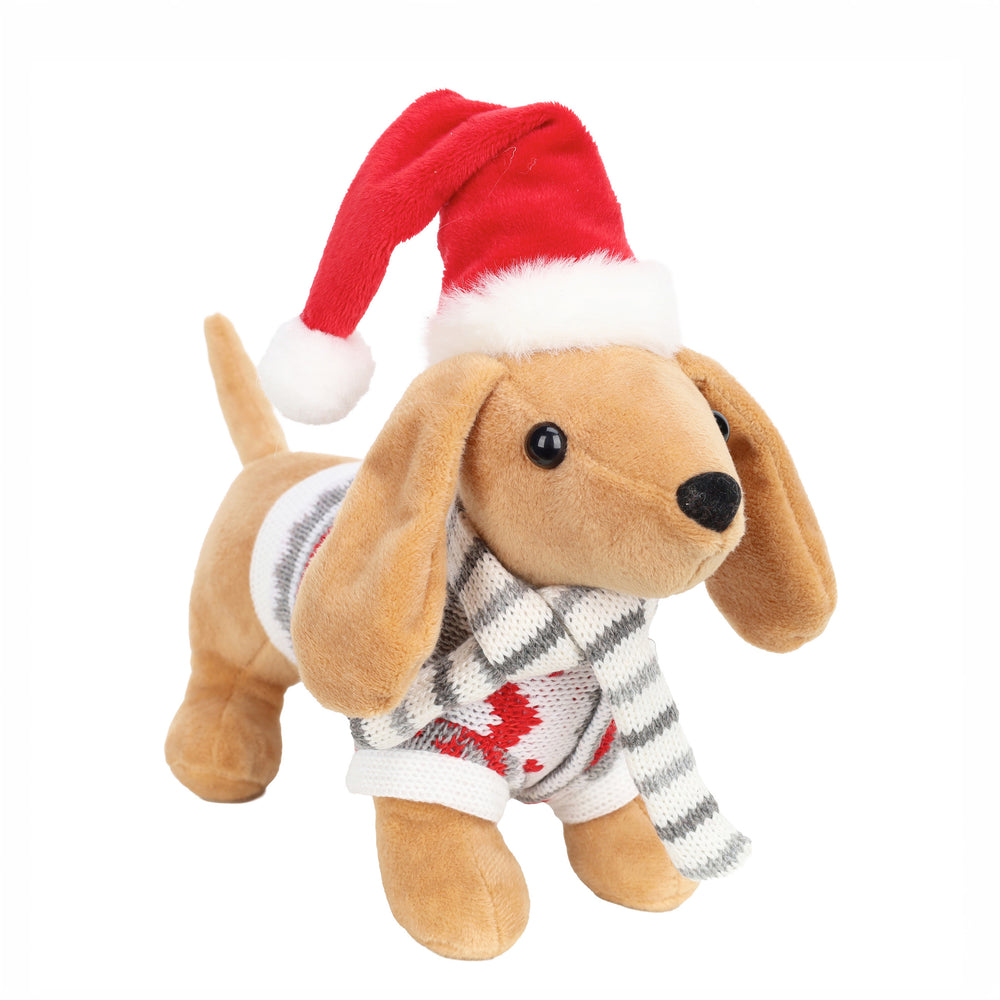 Peluche - Chien avec chandail de laine